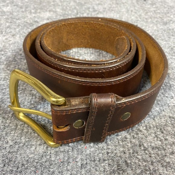 Red Wing Shoes Accessories Red Wing Mens Belt 46 Brown Pull Up Leather Usa Made Brass